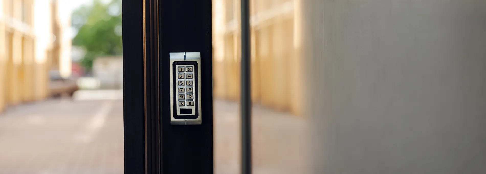 commercial keypad lock